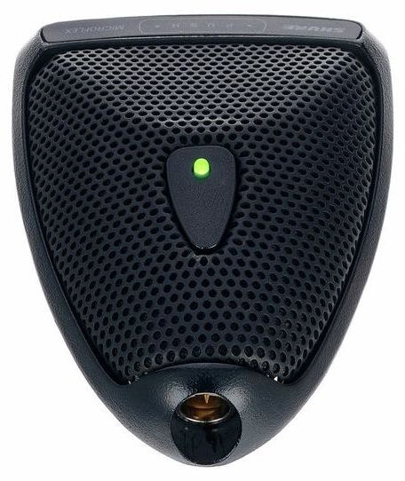 Граничен микрофон Shure - MX393/C, кардиоиден, черен