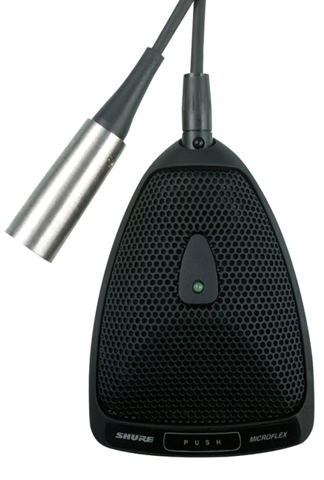 Граничен микрофон Shure - MX393/C, кардиоиден, черен