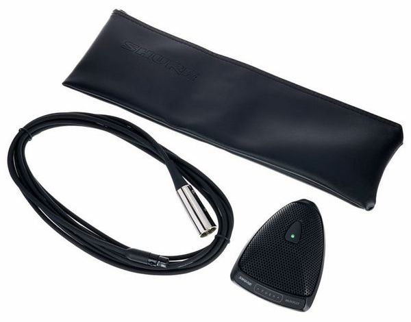 Граничен микрофон Shure - MX393/C, кардиоиден, черен