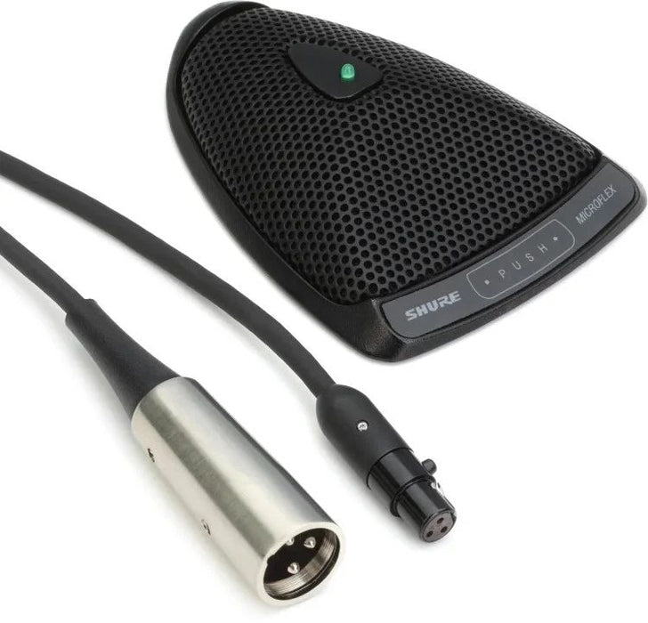Кондензаторен микрофон Shure - MX393/O, всепосочен, черен