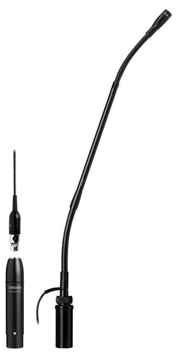 Кондензаторен микрофон Shure - Microflex MX412SE/S, черен