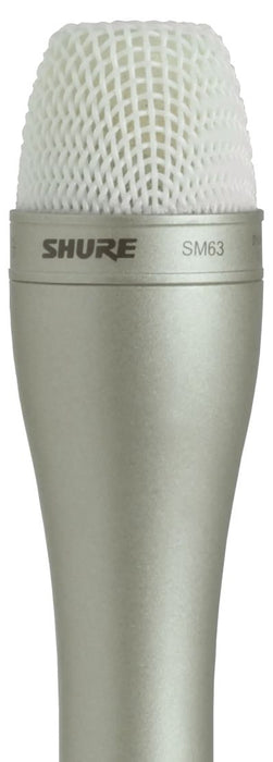 Динамичен микрофон Shure - SM63, всепосочен, бежов