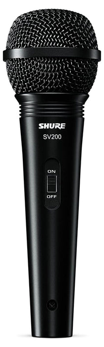 Динамичен микрофон Shure - SV200-W, кардиоиден, с кабел