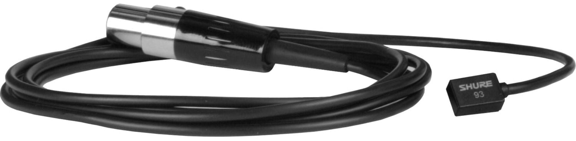 Кондензаторен микрофон Shure - WL93-6, всепосочен, черен