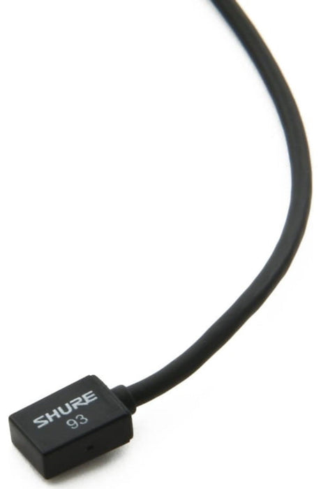 Кондензаторен микрофон Shure - WL93-6, всепосочен, черен