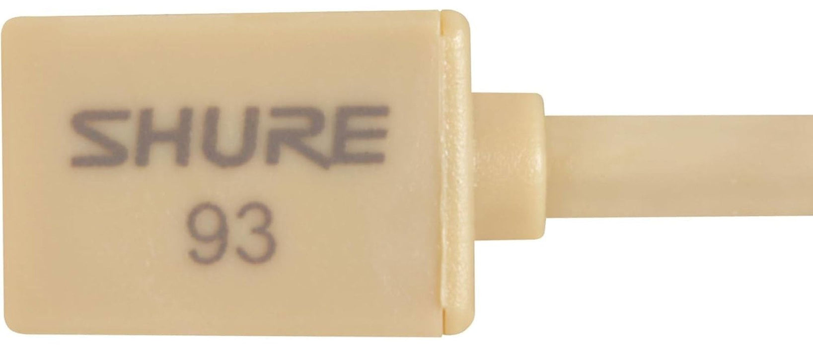Микрофон Shure - WL93T, 1.2m, бежов
