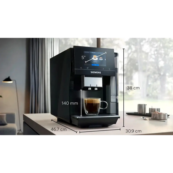 Siemens EQ700 TP713R09 Еспресо машина 2.4 л Черна