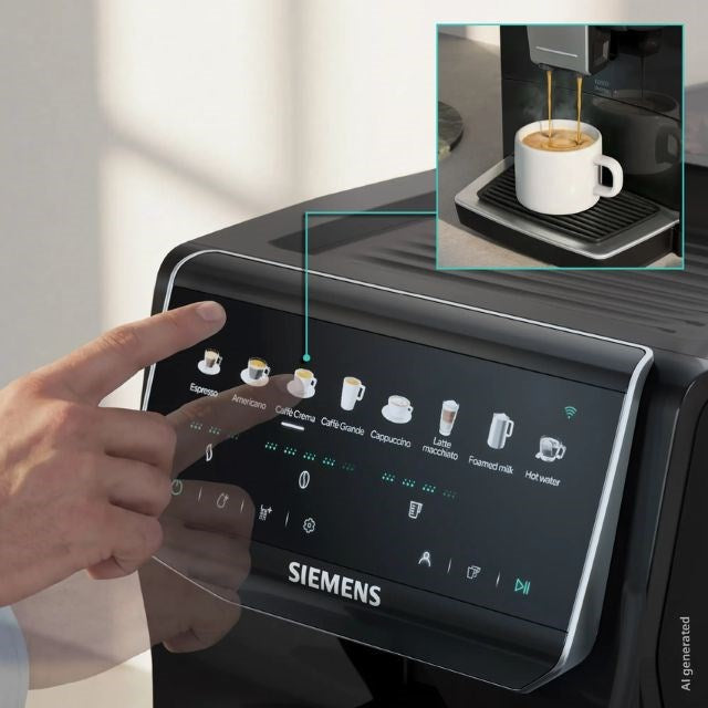 Siemens EQ500 iAroma TP553E07 еспресо машина 15 бара | Пиано черно