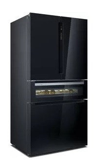 Siemens KF96RSBEA хладилник с фризер с две врати Свободно стоящ 572 Д Черен