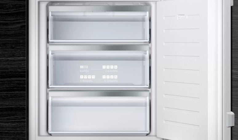 Siemens iQ500 GI11VADE0 фризер Вертикален фризер Вграден 72 LE Бял