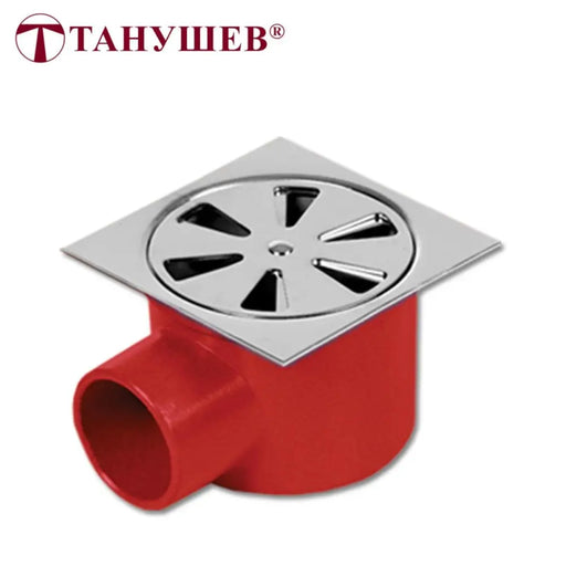 СИФОН ПОДОВ РОГОВ 10Х10 СМ ППР/INOX ЗАТВ