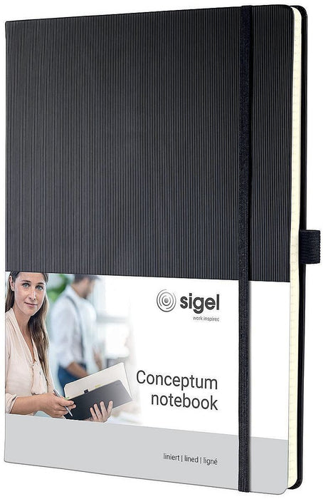 Бележник Sigel Conceptum - A4, черен