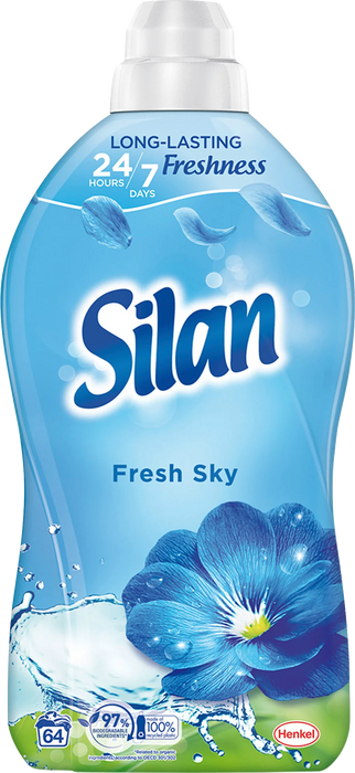 Омекотител за пране Fresh Sky, 64 пранета, 1 408 ml