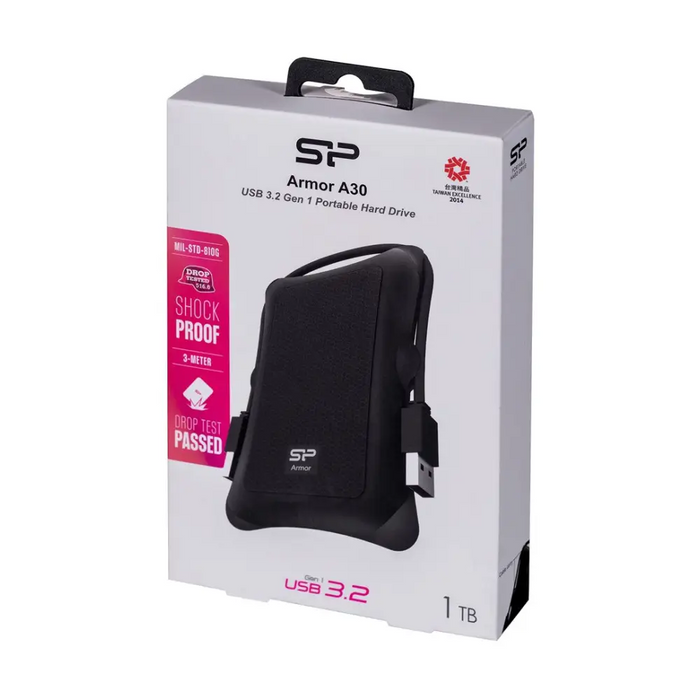 Silicon Power Armor A30 външен твърд диск 1 TB черен