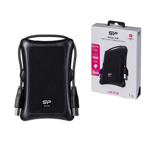 Silicon Power Armor A30 външен твърд диск 1 TB черен