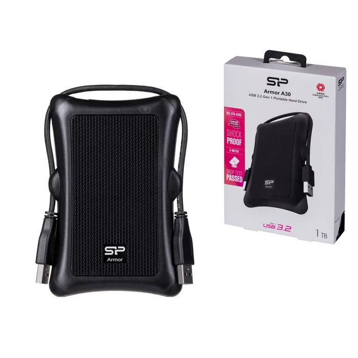 Silicon Power Armor A30 външен твърд диск 1 TB черен
