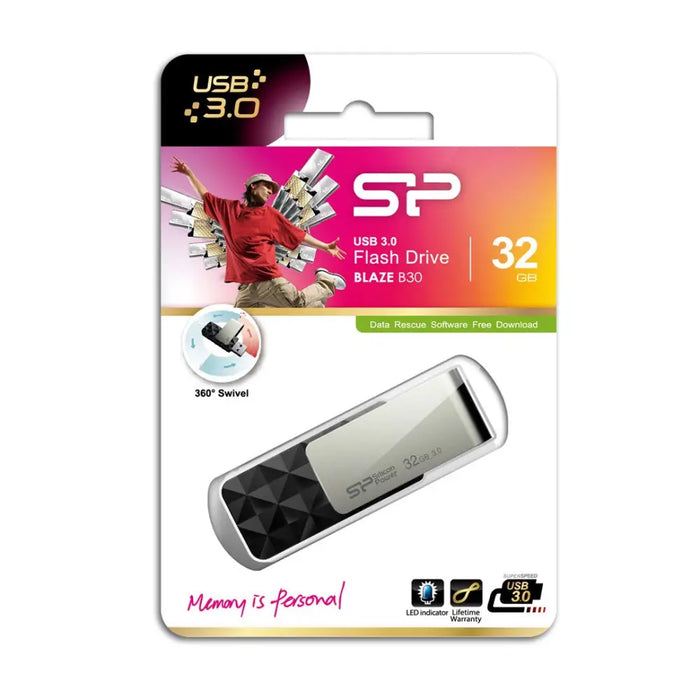 Silicon Power Blaze B30 USB флаш устройство 32 GB USB