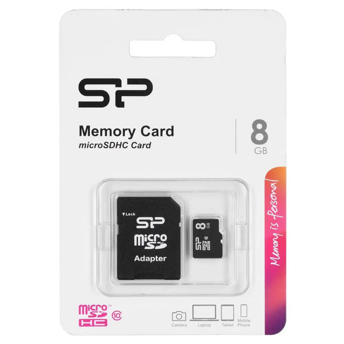 Silicon Power SP008GBSTH010V10SP карта с памет 8 GB