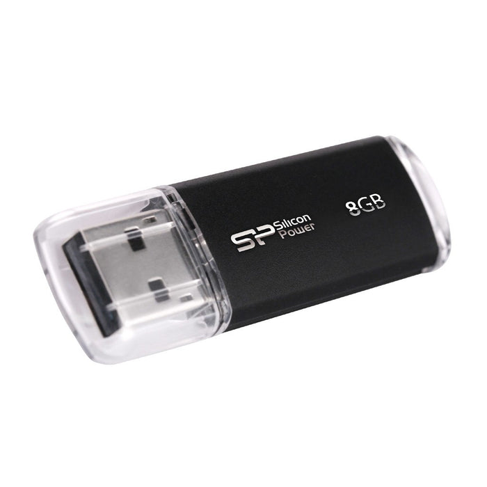 Silicon Power Ultima-II USB флаш памет 8 GB USB Type-A 2.0 Черна