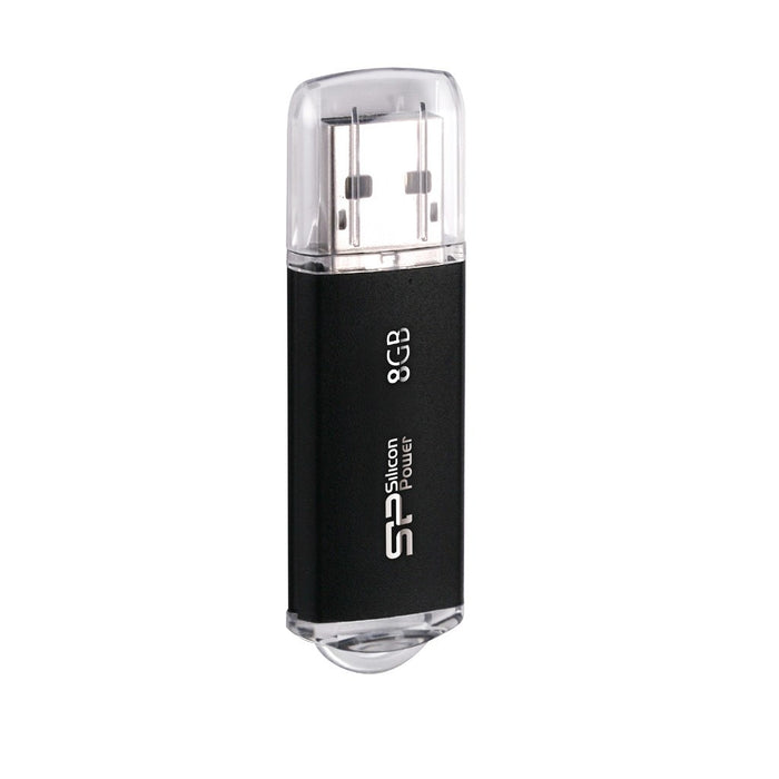 Silicon Power Ultima-II USB флаш памет 8 GB USB Type-A 2.0 Черна