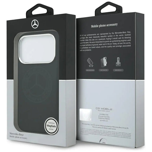 Силиконов калъф MagSafe с винтидж лого на Mercedes