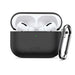 Силиконов калъф Tech-Protect с кука за AirPods Pro 3 - черен
