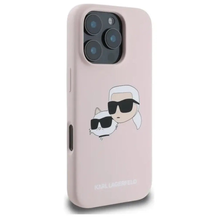 Силиконов кейс Karl Lagerfeld Heads Print MagSafe за iPhone