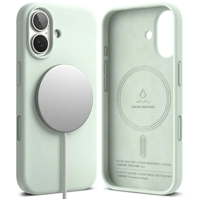 Силиконов магнитен MagSafe калъф Ringke за iPhone 17 Pro