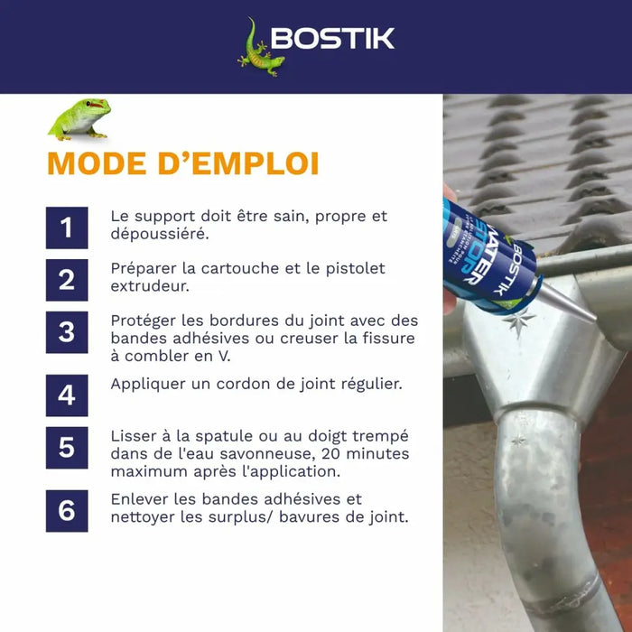 Силикон Bostik Сив Полиуретан Пластмаса
