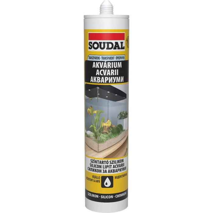 СИЛИКОН ЗА АКВАРИУМ ПРОЗРАЧЕН 280 МЛ