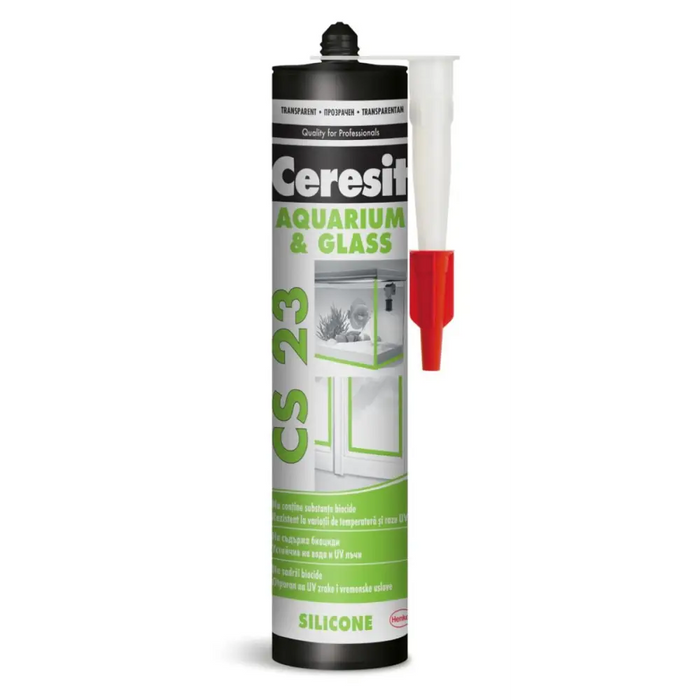 СИЛИКОН ЗА СТЪКЛО CERESIT CS23 ЧЕРЕН