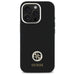 Силиконов 4G калъф Guess Logo Strass за iPhone 16 Pro