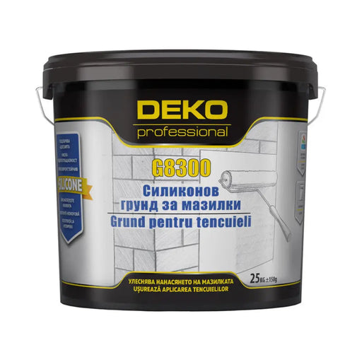СИЛИКОНОВ ГРУНД БЯЛ 25 КГ DEKO Professional