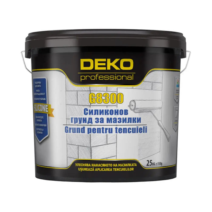 СИЛИКОНОВ ГРУНД БЯЛ 25 КГ DEKO Professional