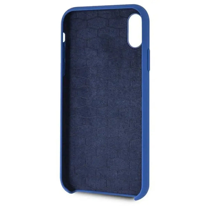 Силиконов калъф BMW M Collection за iPhone Xr - син