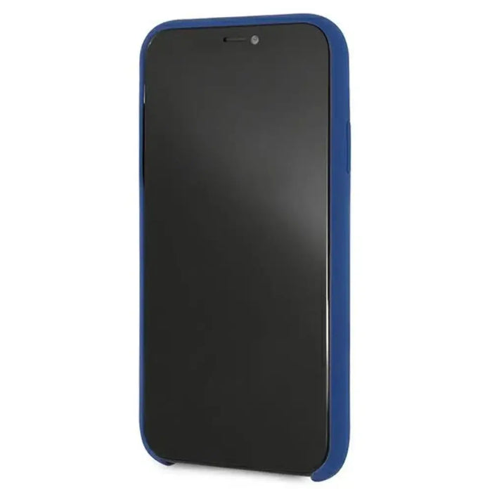 Силиконов калъф BMW M Collection за iPhone Xr - син