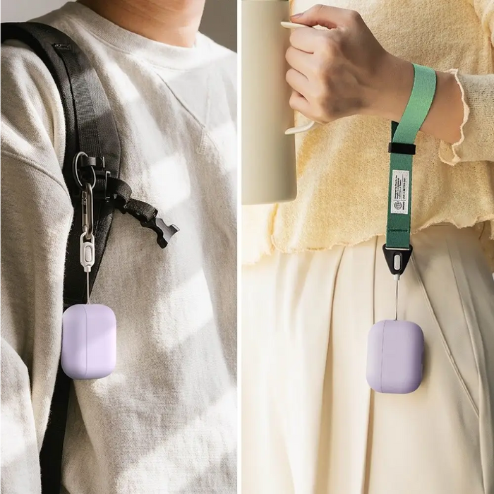 Силиконов калъф Ringke за AirPods Pro 3 - лилав