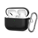 Силиконов калъф Tech-Protect с кука за AirPods Pro 3 - черен