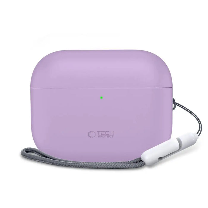 Силиконов калъф Tech-Protect за AirPods Pro 3 - лилав