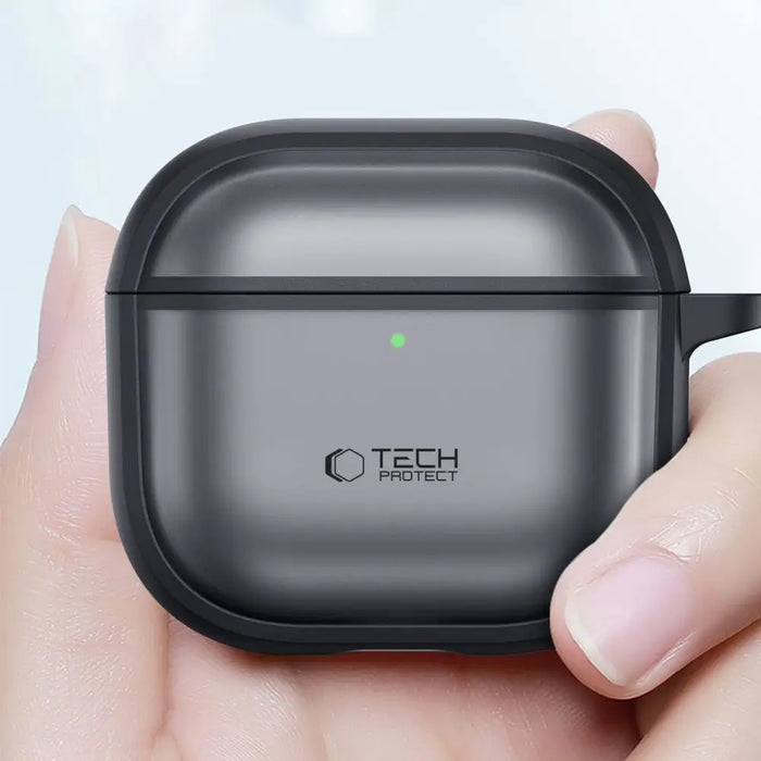 Силиконов калъф Tech-Protect за AirPods Pro 3 - матово черно