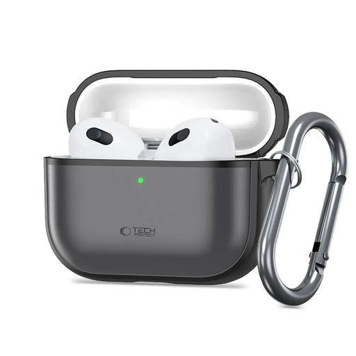 Силиконов калъф Tech-Protect за AirPods Pro 3 - матово черно