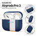Силиконов калъф Tech-Protect за AirPods Pro 3 - тъмносин