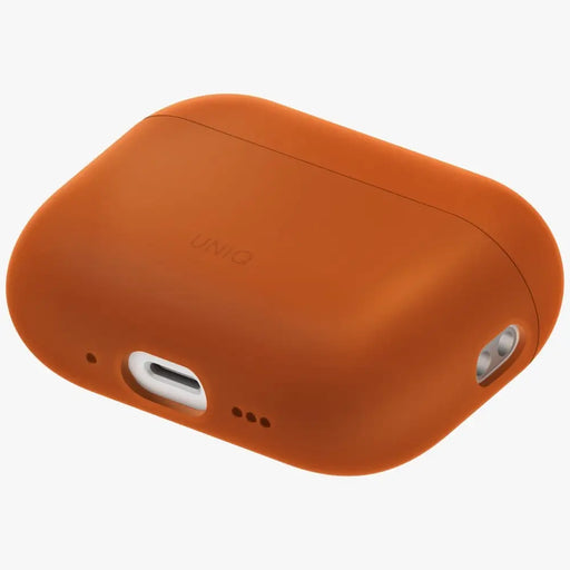 Силиконов калъф Uniq Lino за AirPods Pro 3 - оранжев