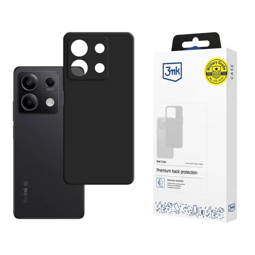 Силиконов калъф 3mk за Xiaomi Redmi Note 13 5G - черен