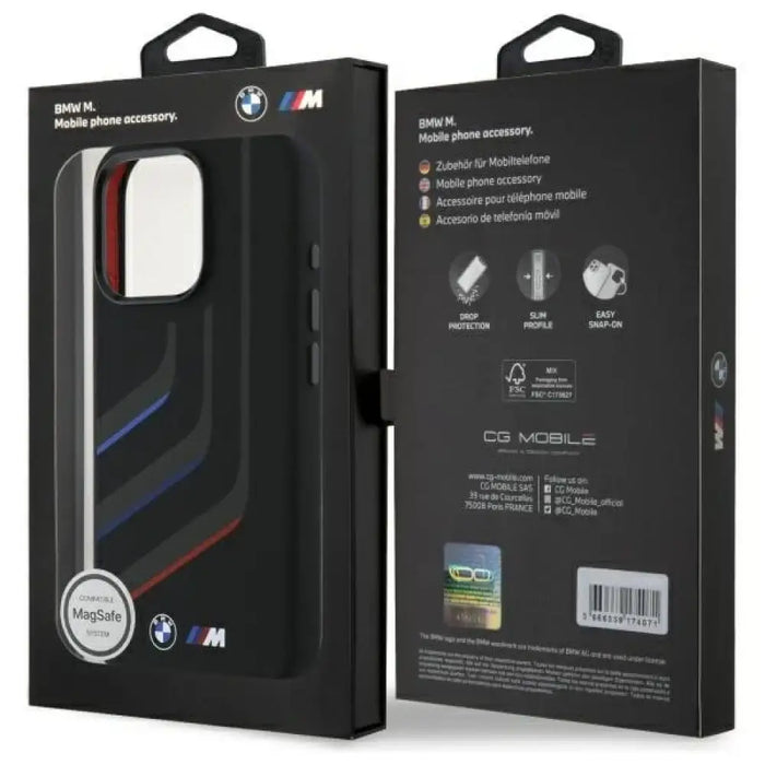 Силиконов калъф BMW Turning Lines MagSafe за iPhone 16 Pro
