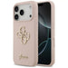 Силиконов калъф Guess Big 4G Script за iPhone 17 Pro - розов