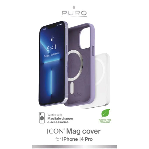 Силиконов калъф Puro Icon Mag MagSafe за iPhone 14 Pro