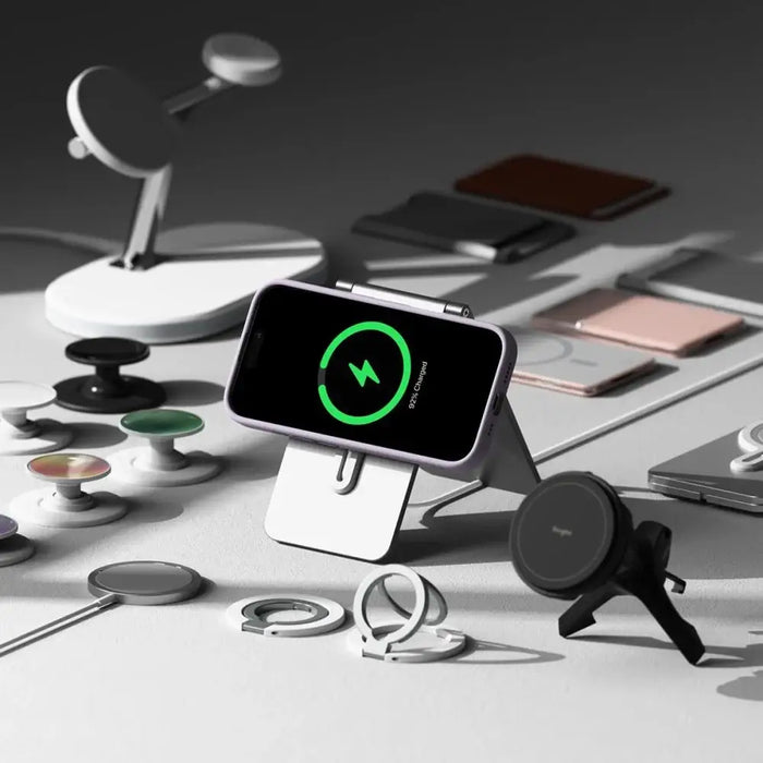 Силиконов калъф Ringke MagSafe за iPhone 16 Pro - лилав