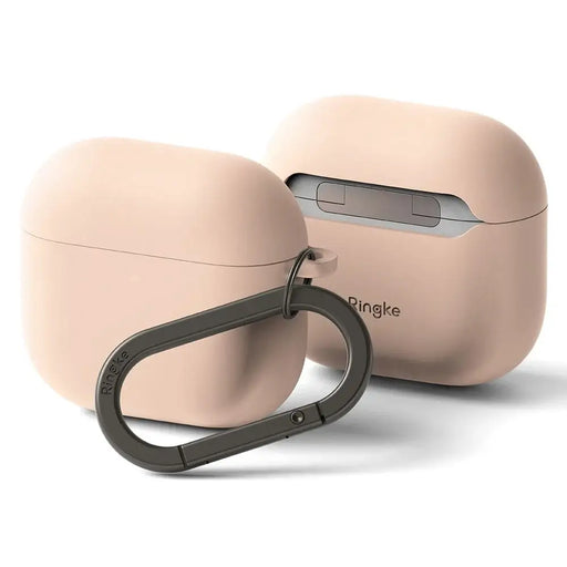 Силиконов калъф Ringke за Apple AirPods 4 - розов