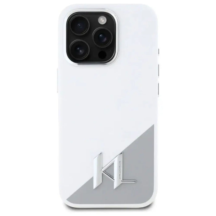 Силиконов калъф с лого с инициал Karl Lagerfeld за iPhone